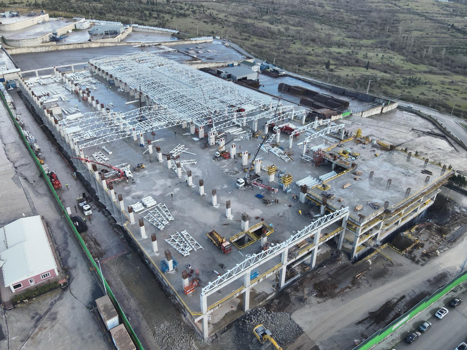 Dilovası Yılsolar Güneş Enerji Paneli Fabrikası – Kaba Yapı İnşaatı Projesi