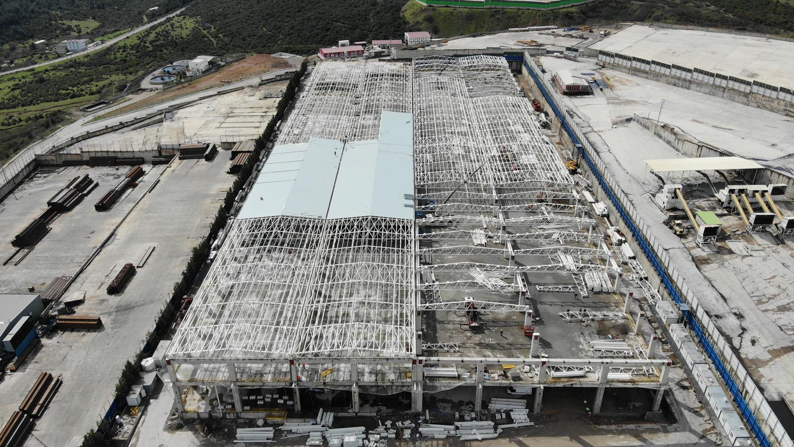 Dilovası Yılsolar Güneş Enerji Paneli Fabrikası – Kaba Yapı İnşaatı Projesi