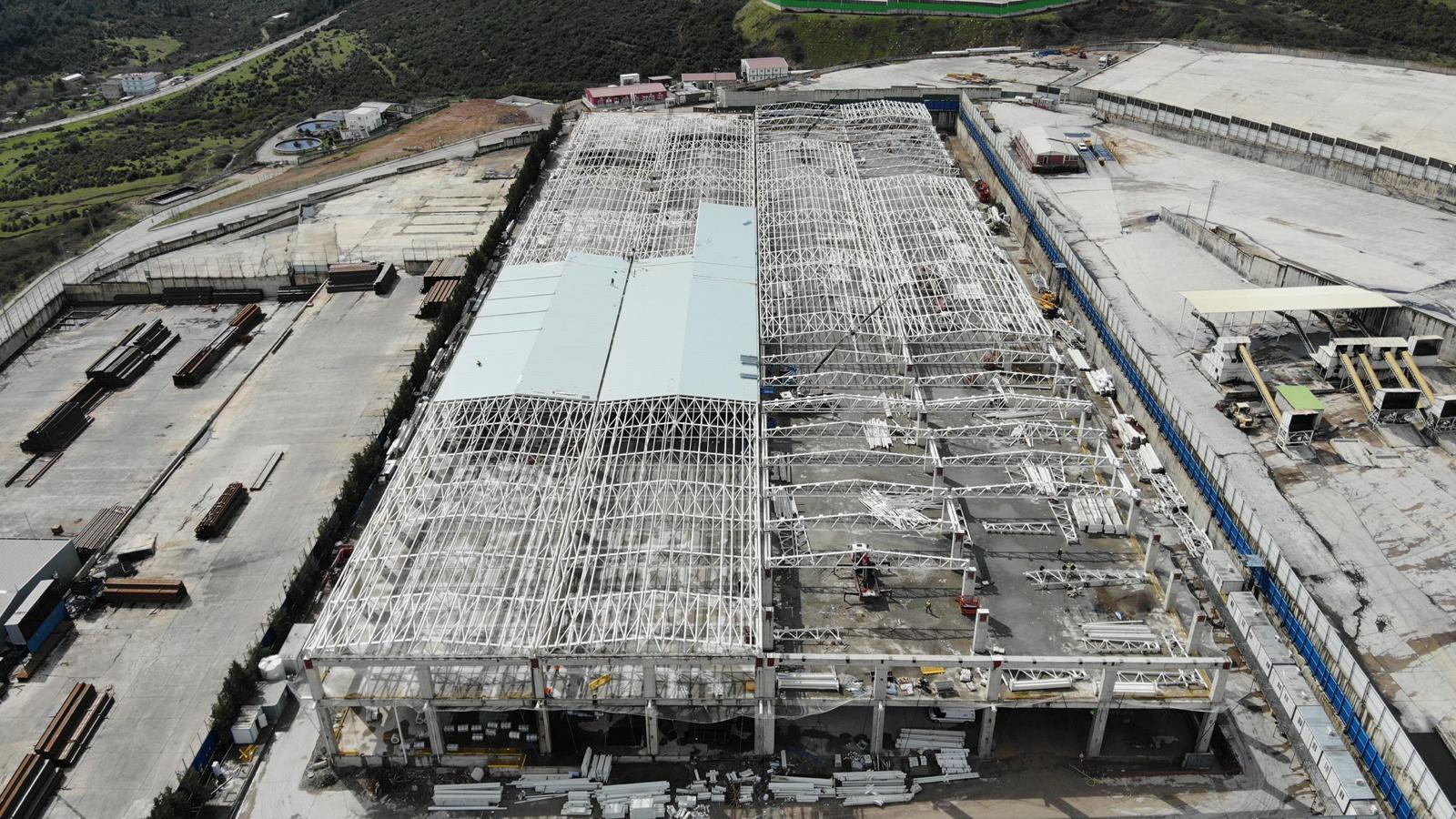 Dilovası Yılsolar Güneş Enerji Paneli Fabrikası – Kaba Yapı İnşaatı Projesi