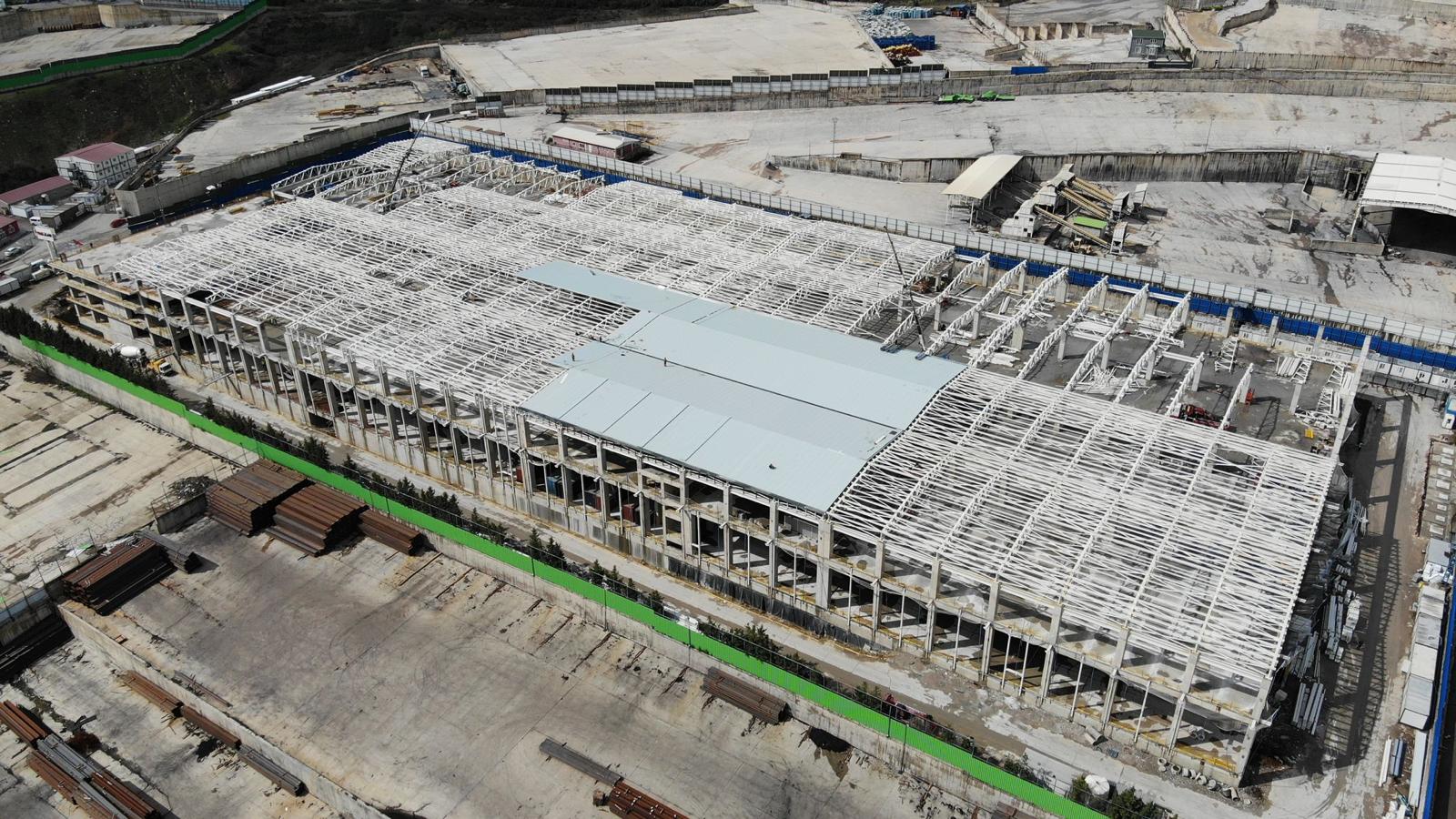 Dilovası Yılsolar Güneş Enerji Paneli Fabrikası Kaba Yapı İnşaatı